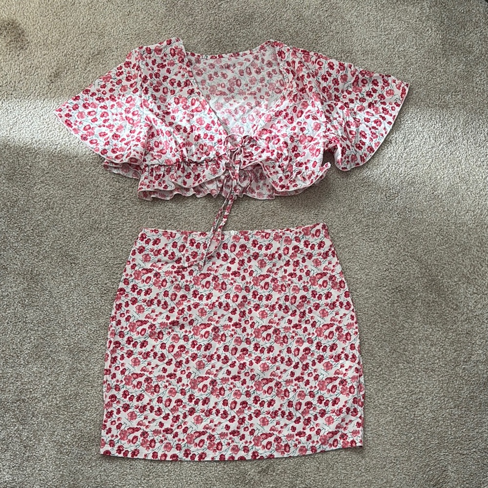 Floral Two-Piece Set